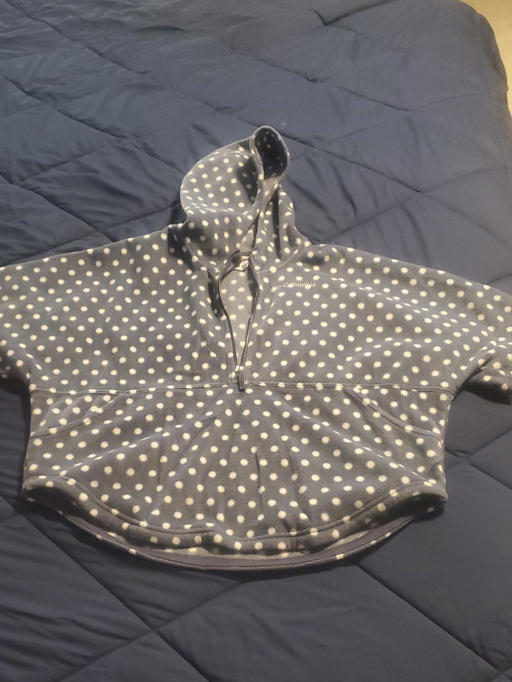 Girls Fleece Poncho